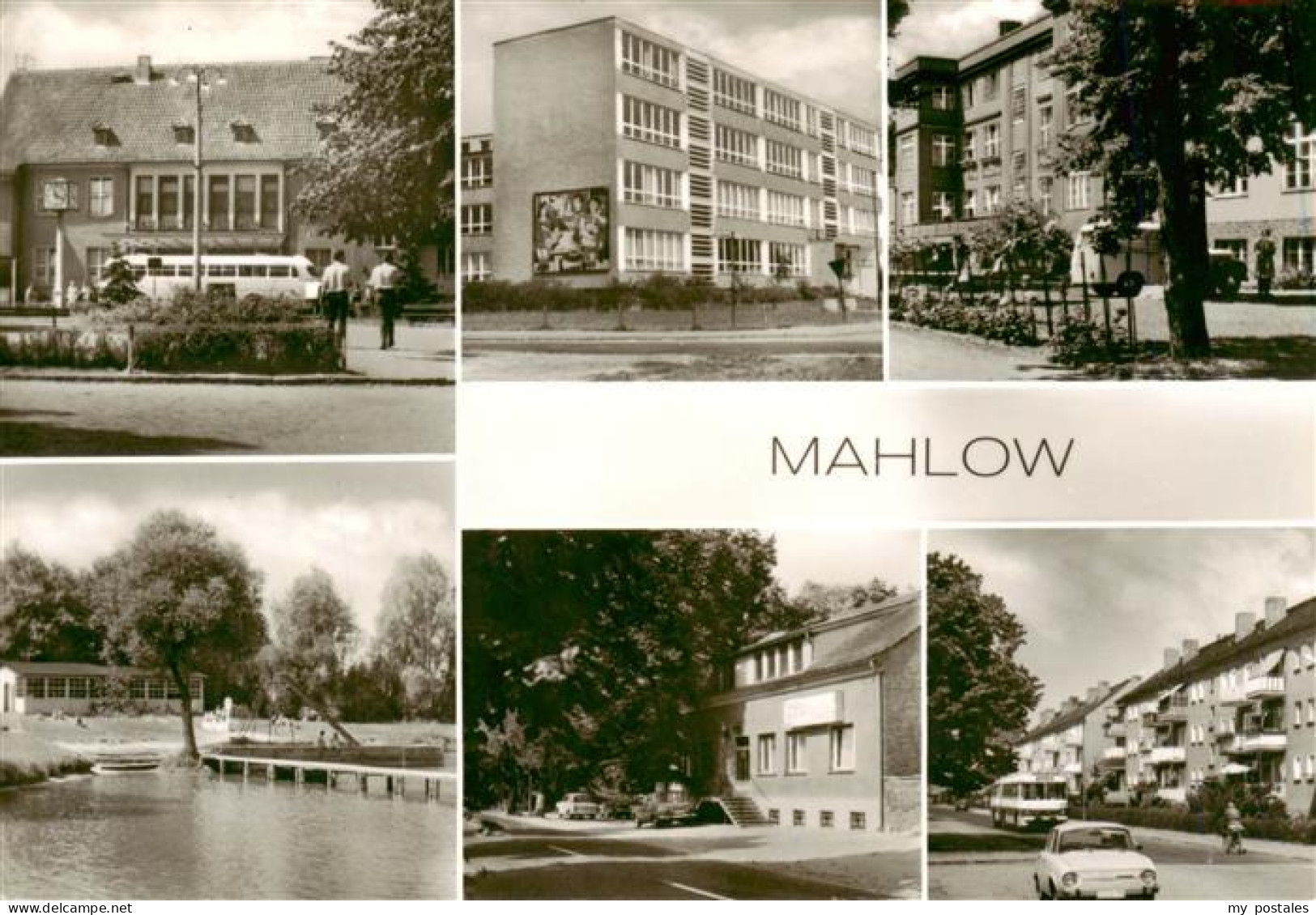 73956197 Mahlow_Blankenfelde-Mahlow Bahnhof Herbert-Tschaepe-Oberschule Krankenh