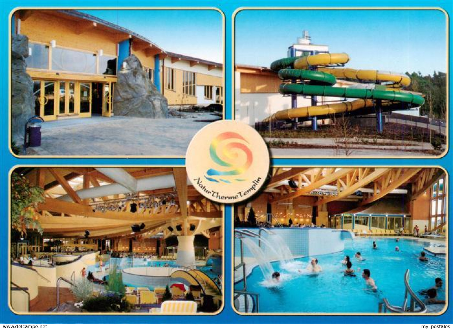 73958794 Templin Natur Therme Templin Gastraum Wasserrutsche Hallenbad