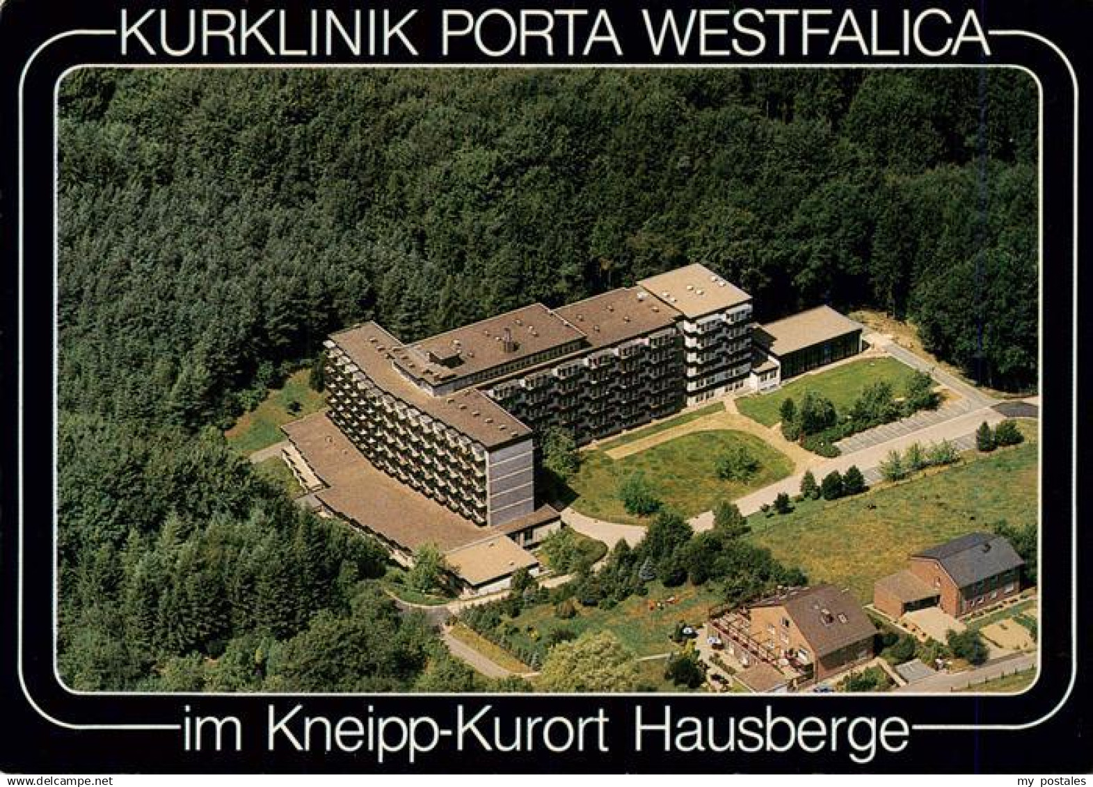 73959760 Hausberge Porta Westfalica Kurklinik Porta Westfalica Fliegeraufnahme