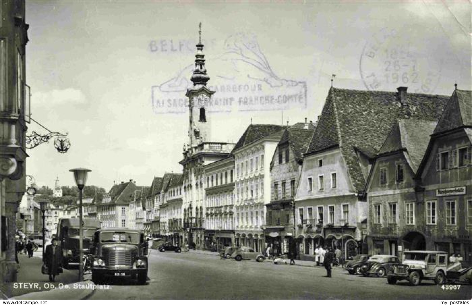 73982398 Steyr Enns Oberoesterreich Stadtplatz