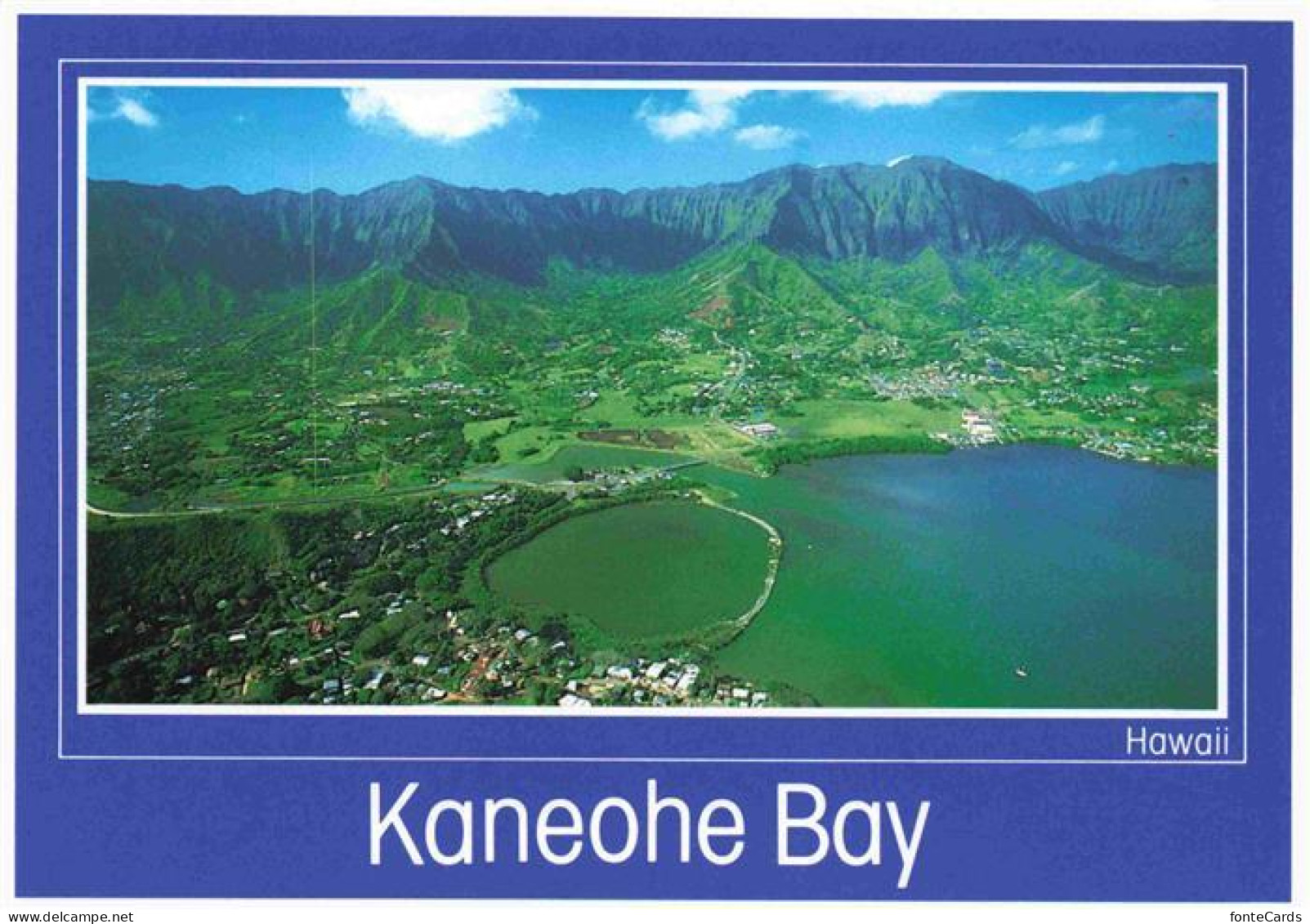 73983909 Oahu Kaneohe Bay Fliegeraufnahme