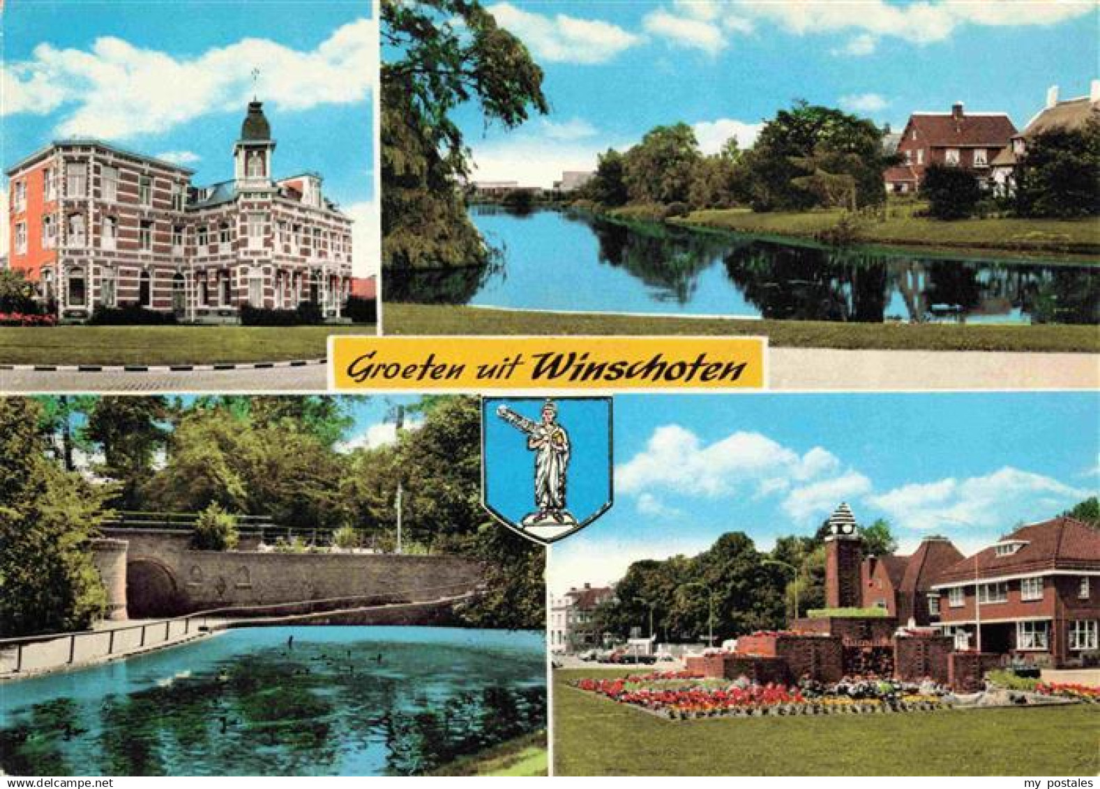 73991973 Winschoten Winschooten NL Schloss Teilansichten Bruecke Park