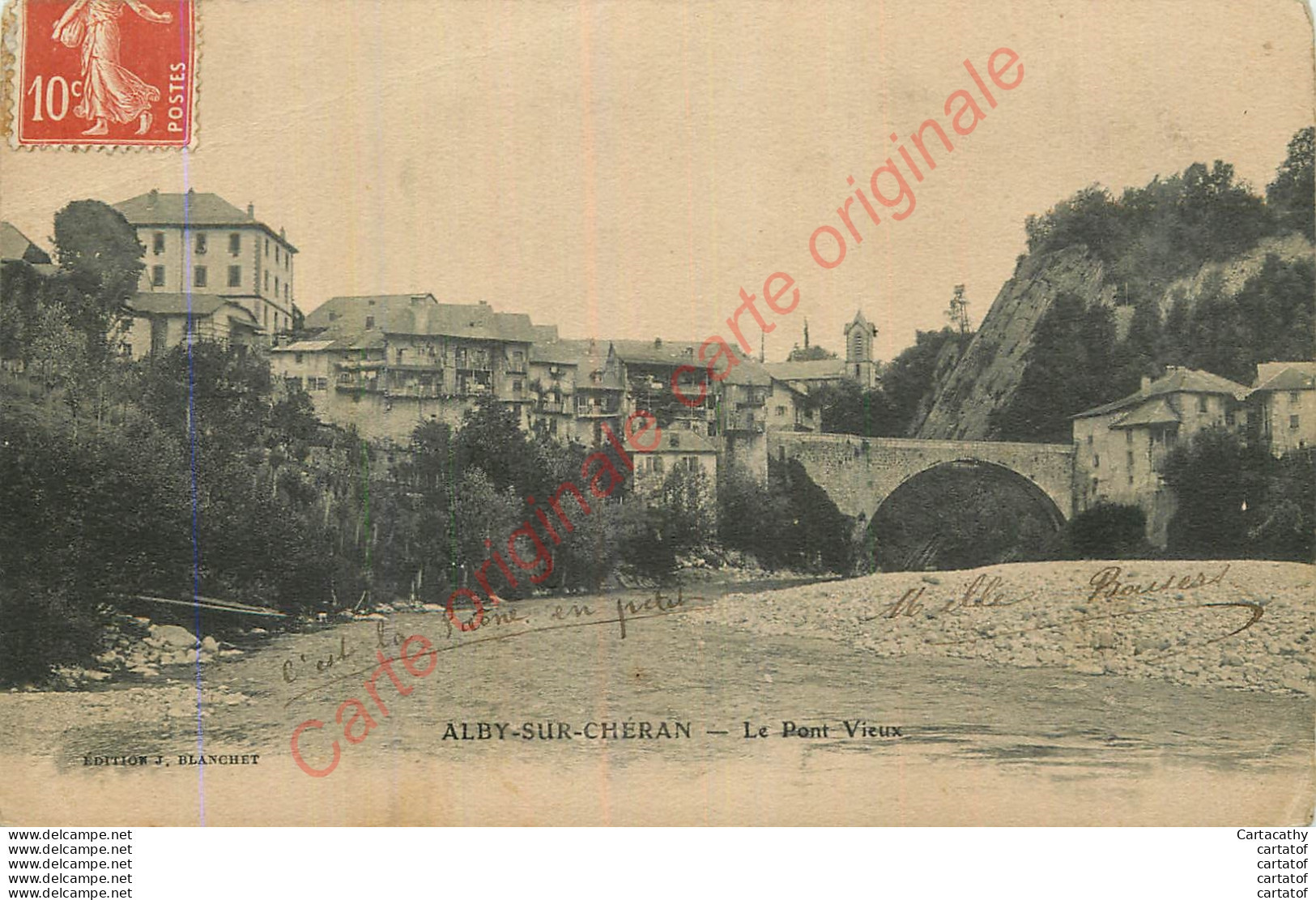 74.  ALBY SUR CHERAN .  Le POnt Vieux .