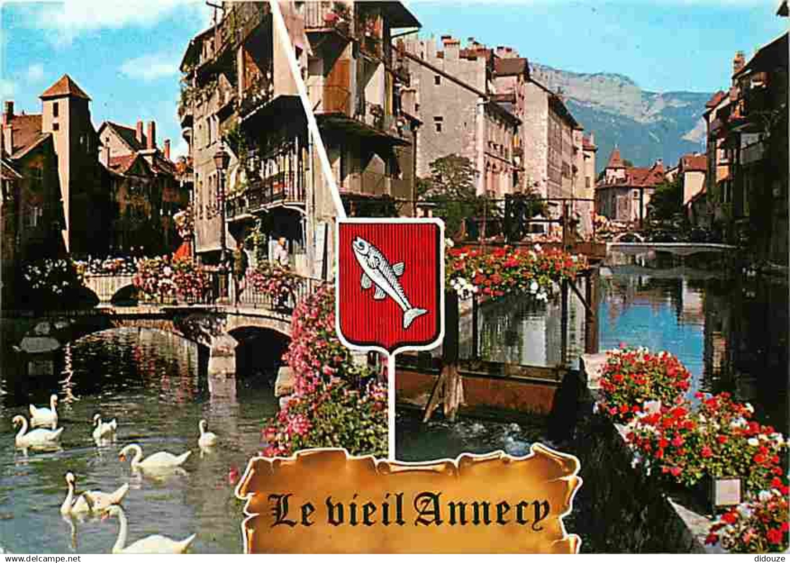 74 - Annecy - Le vieil Annecy - Multivues - Blasons - Cygnes - CPM - Voir Scans Recto-Verso