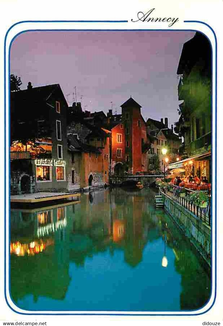 74 - Annecy - Le vieil Annecy - Vue de Nuit - Flamme Postale - CPM - Voir Scans Recto-Verso