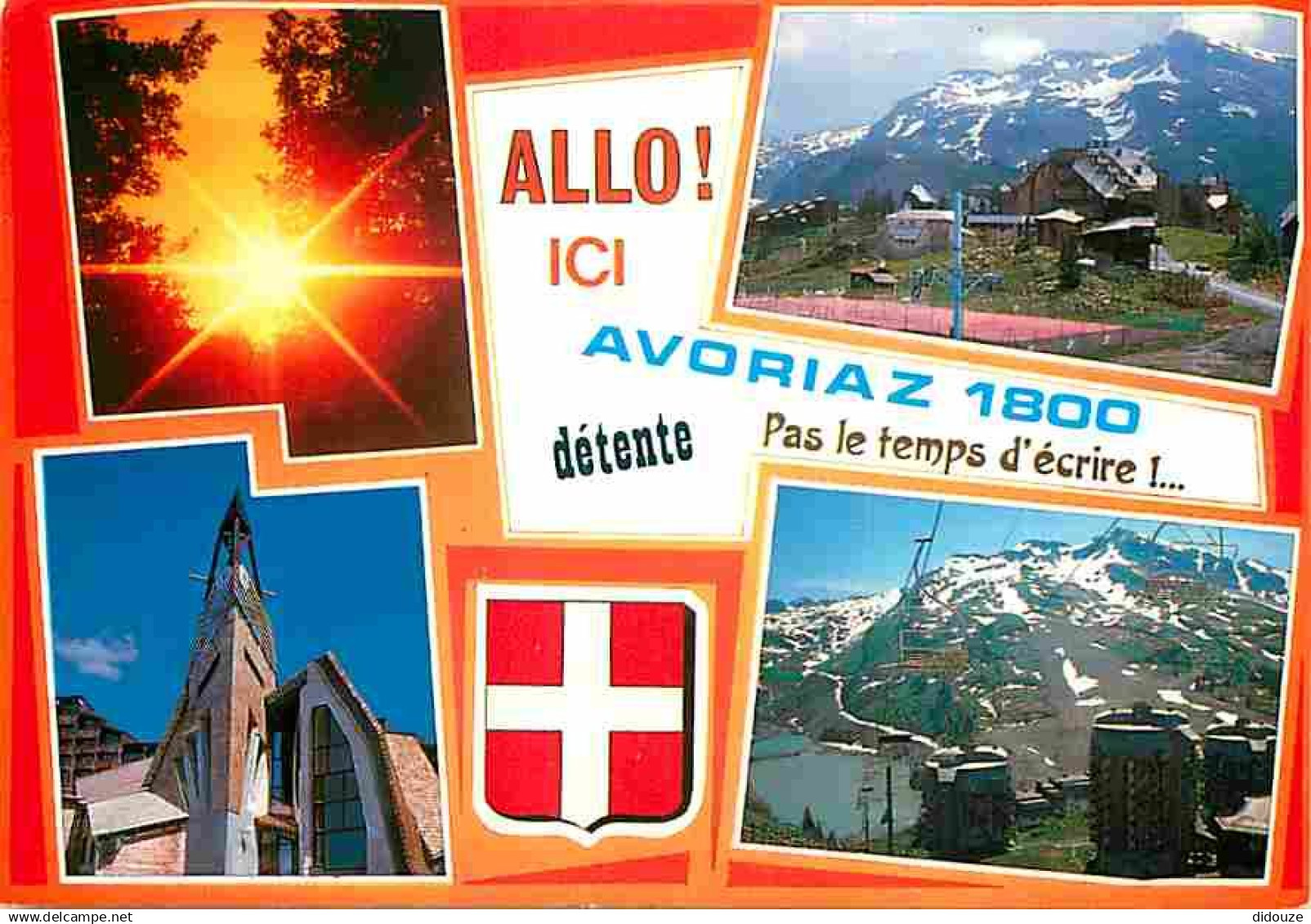 74 - Avoriaz - Multivues - Blasons - CPM - Voir Scans Recto-Verso