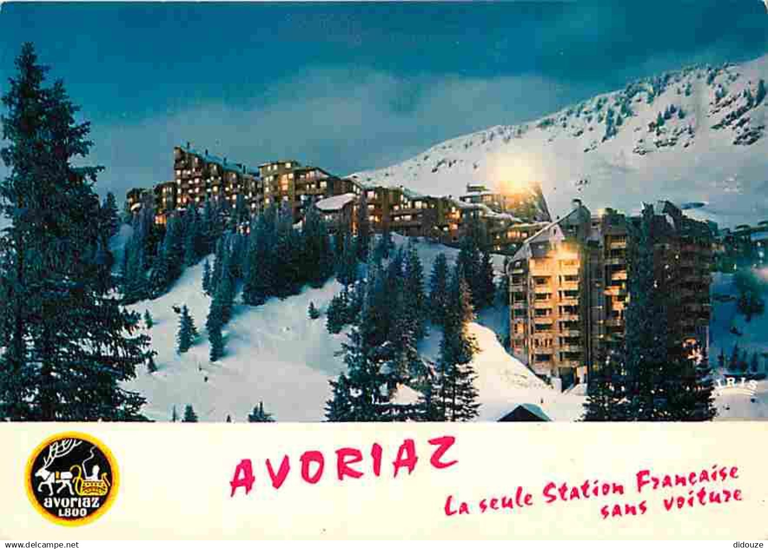 74 - Avoriaz - Vue Générale - Hiver - Neige - Blasons - Flamme Postale - CPM - Voir Scans Recto-Verso