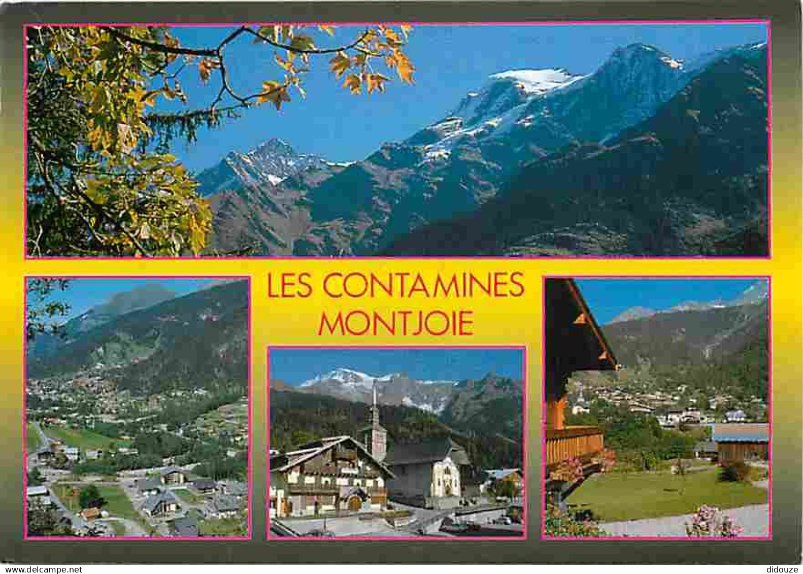 74 - Les Contamines Montjoie - Multivues - Flamme Postale - CPM - Voir Scans Recto-Verso