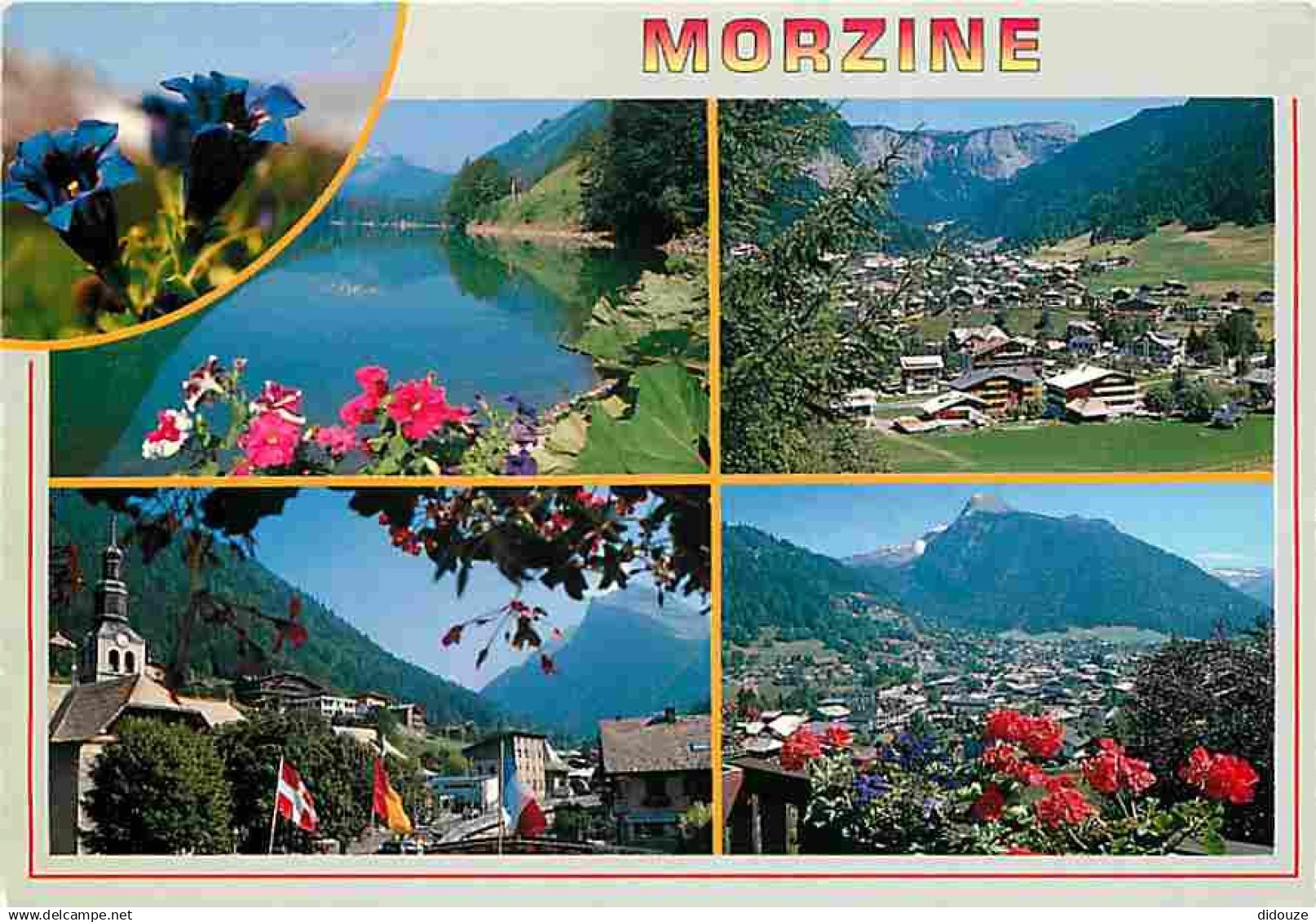 74 - Morzine - Multivues - Fleurs - CPM - Voir Scans Recto-Verso