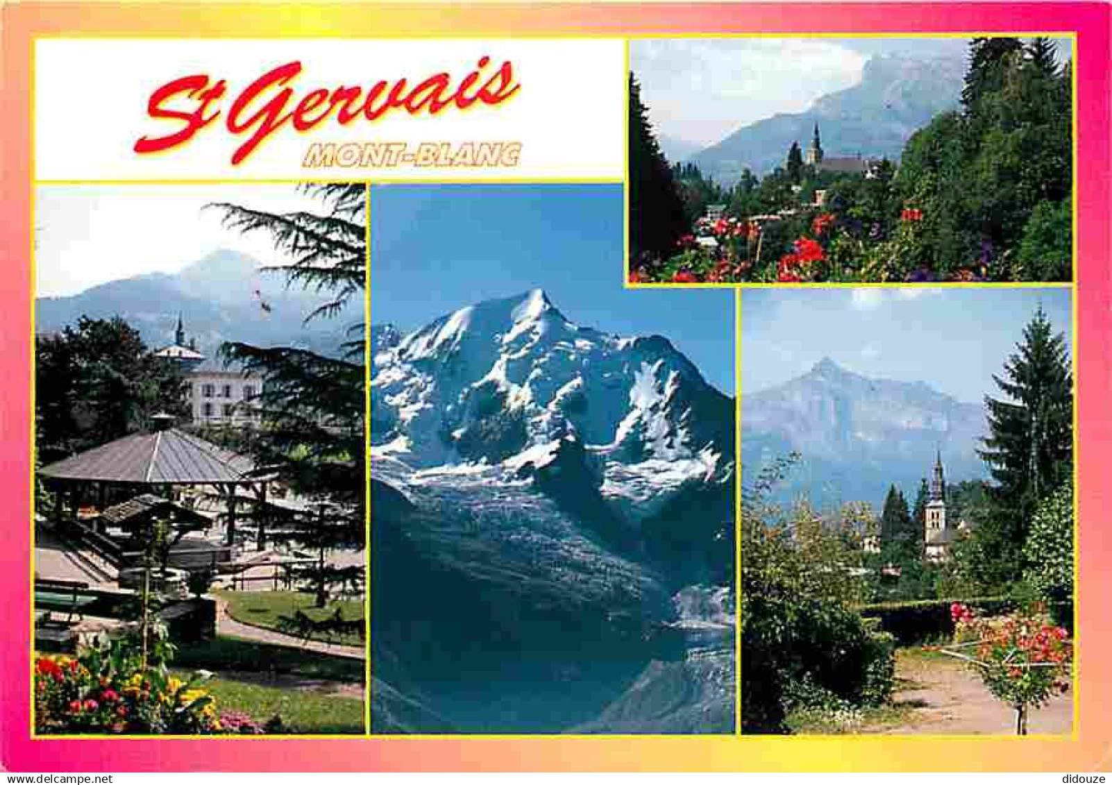 74 - Saint Gervais les Bains - Multivues - Flamme Postale - CPM - Voir Scans Recto-Verso