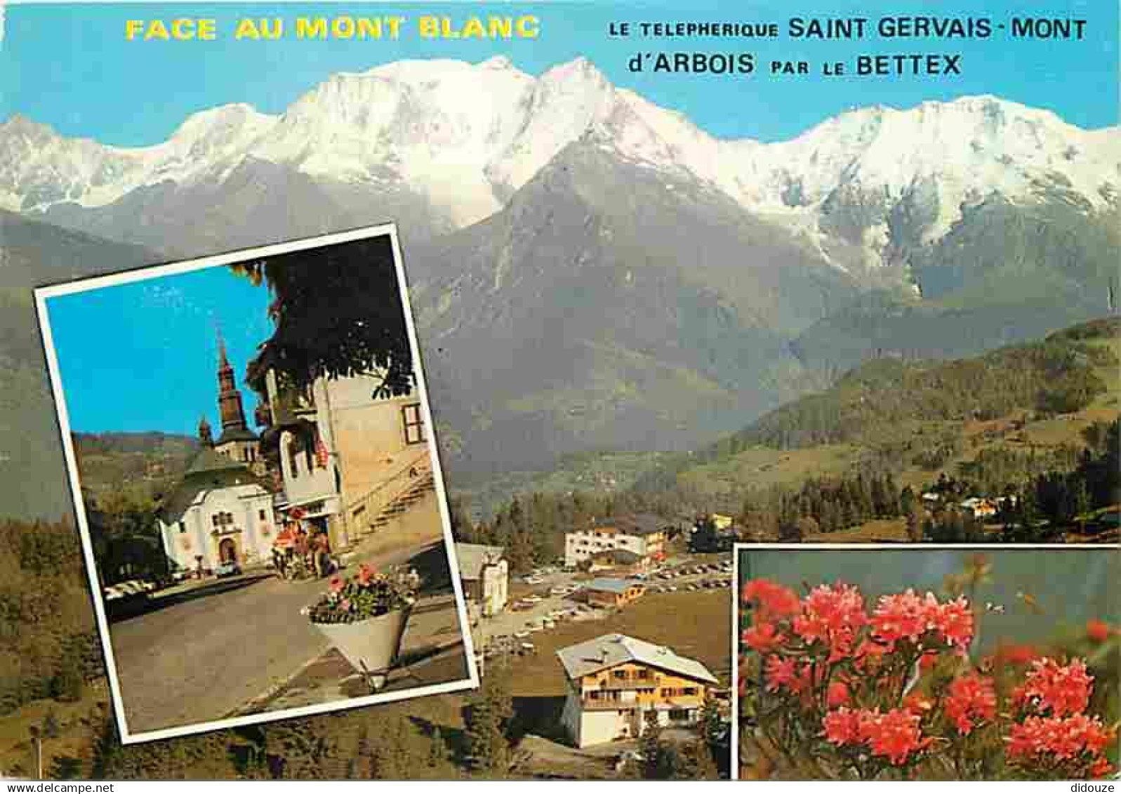 74 - Saint Gervais les Bains - Multivues - Fleurs - CPM - Voir Scans Recto-Verso