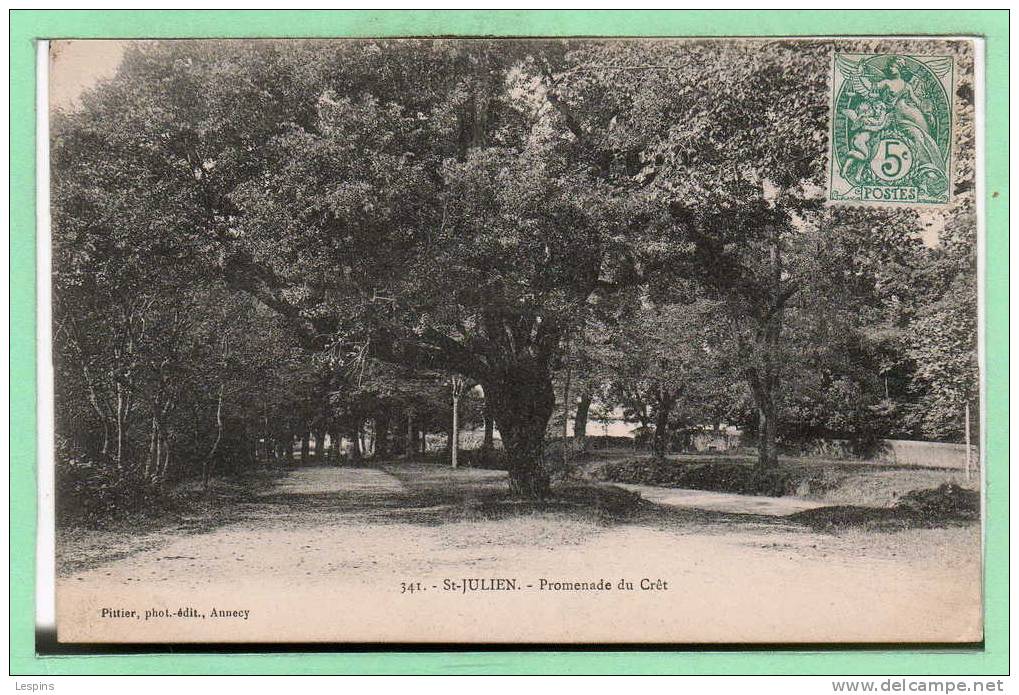 74 - SAINT JULIEN en GENEVOIS --  Promenade du crêt