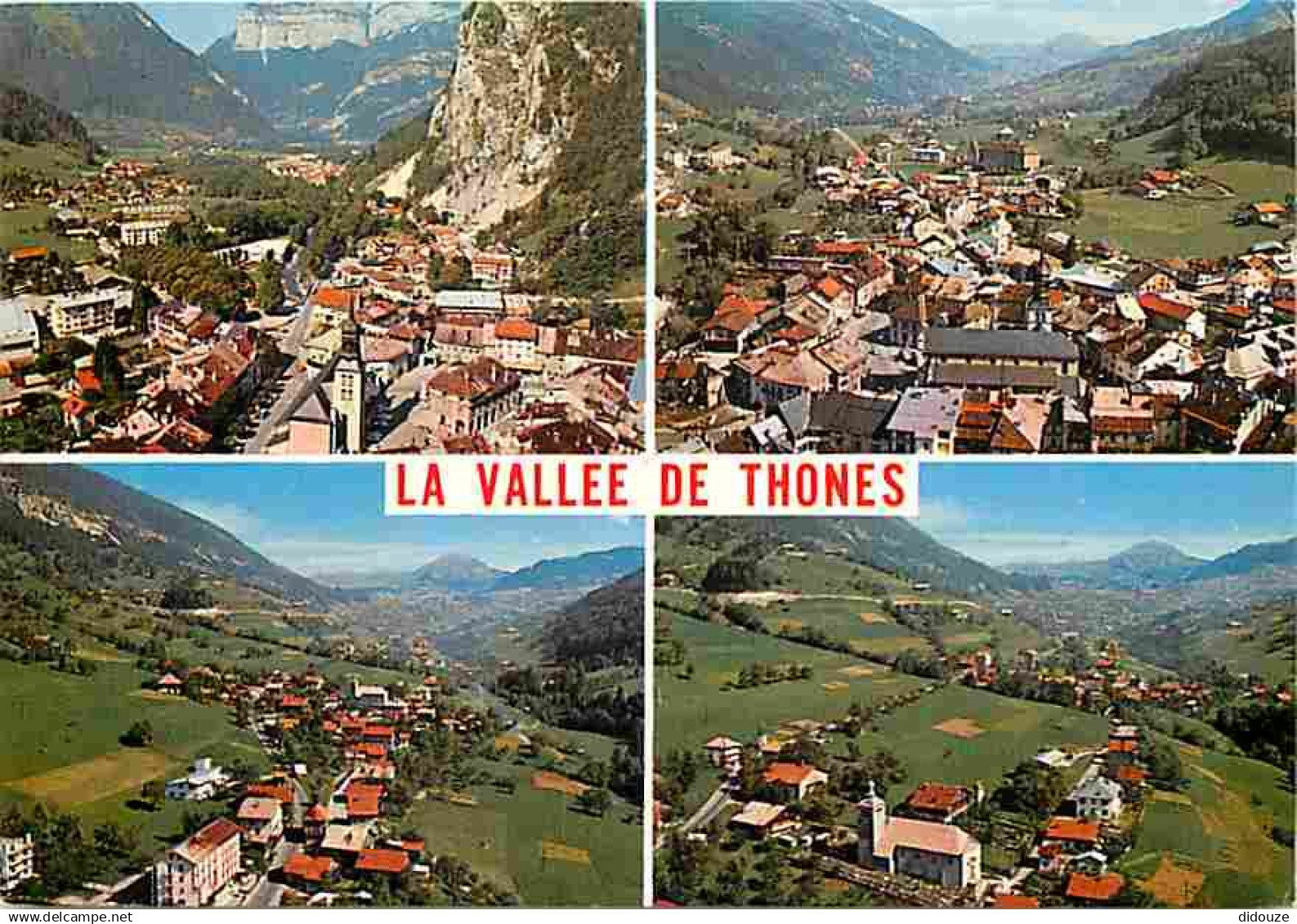 74 - Thones - La Vallée de Thones - Multivues - Villard sur Thones - Flamme Postale - CPM - Voir Scans Recto-Verso