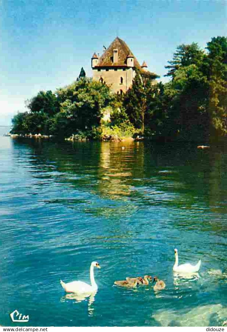 74 - Yvoire - Cité médiévale - Le Château - Cygnes - CPM - Voir Scans Recto-Verso