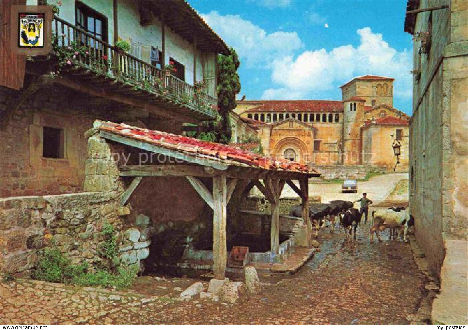 74036480 Santillana del Mar SANTANDER Cantabria ES Calle del Rio al fondo la Col