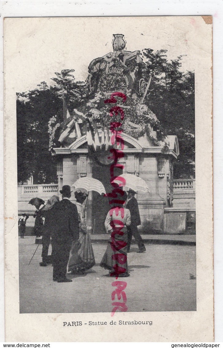 75- 01- PARIS- STATUE DE STRASBOURG