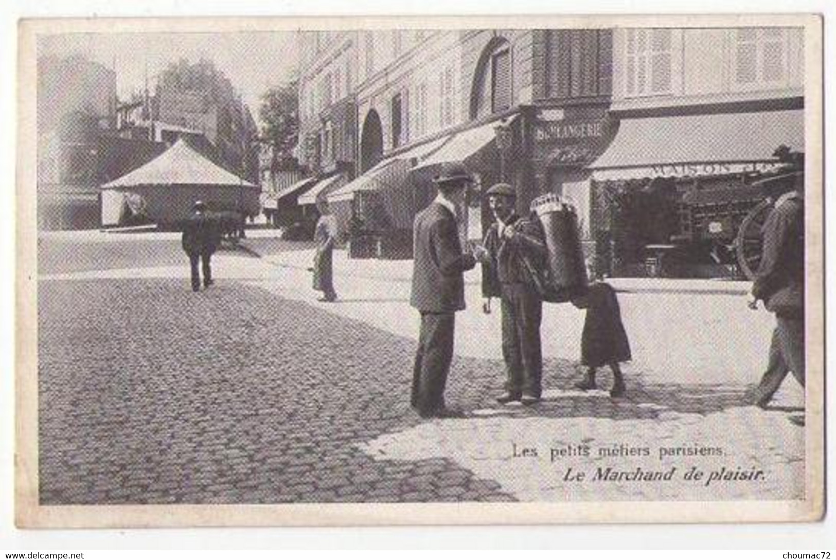 (75) 151, Paris Petits Métiers, Les Petits métier parisiens, Le Marchand de plaisir (Au bon Marché Le Mans), non voyagée