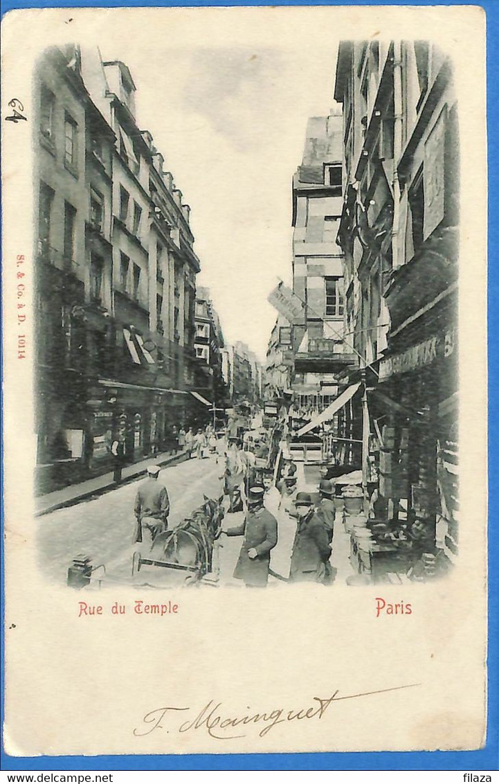 75 - Paris - 04 - Rue du Temple (N8008)