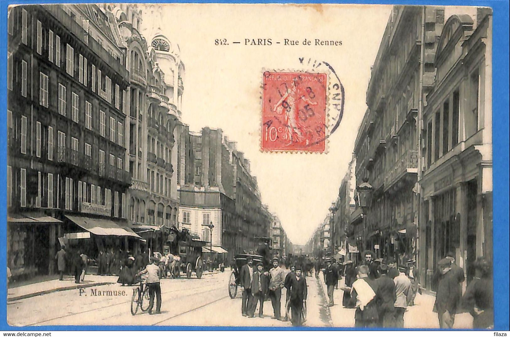 75 - Paris - 06 - Rue de Rennes (N8212)