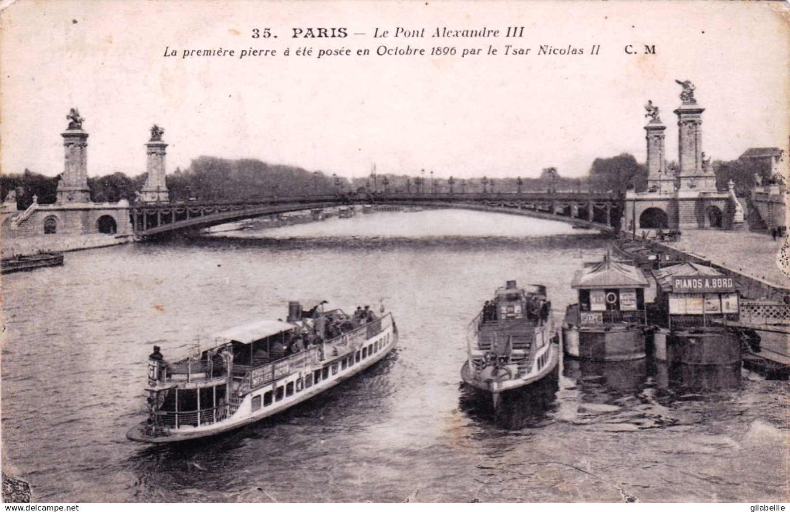 75 - PARIS 08 -   pont Alexandre III