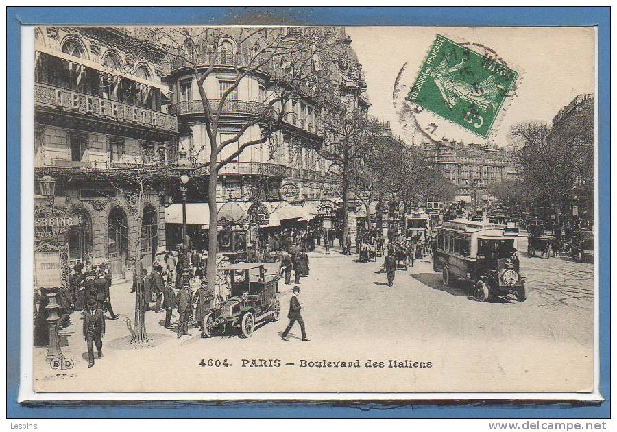 75 - PARIS - 09 Arr. --  Boulevard des Italiens