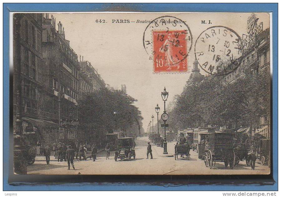 75 - PARIS - 09 Arr. --  Boulevard poissonnière