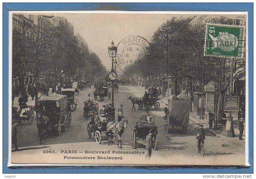 75 - PARIS - 09 Arr. --  Boulevard poissonnière - N° 4065