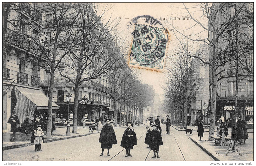 75-PARIS 16- RUE LA FONTAINE