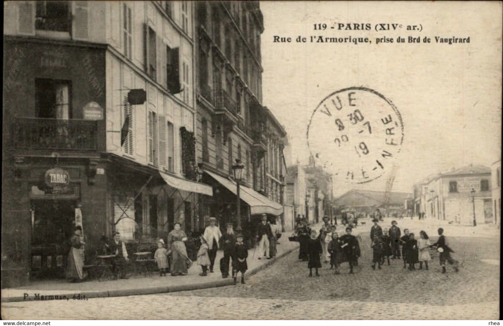 75 - PARIS - arrondissement 14 - Rue de l'Armorique - carotte tabac