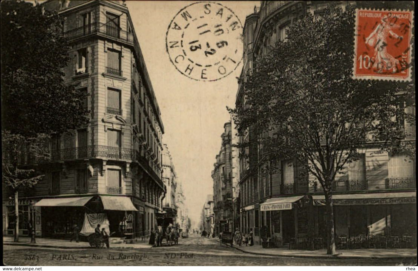 75 - PARIS - arrondissement 16 - rue du ranelagh