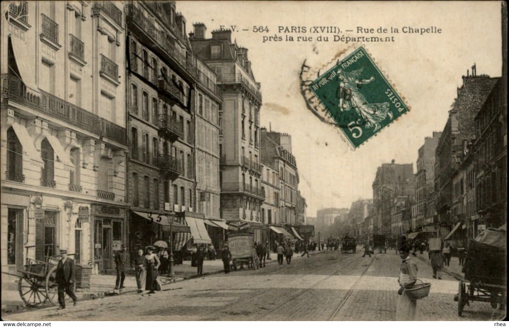 75 - PARIS - arrondissement 18 - Rue de la Chapelle -