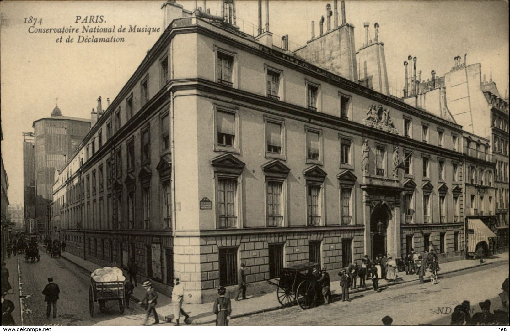 75 - PARIS - écoles de Paris - Conservatoire National de Musique et de Déclamation