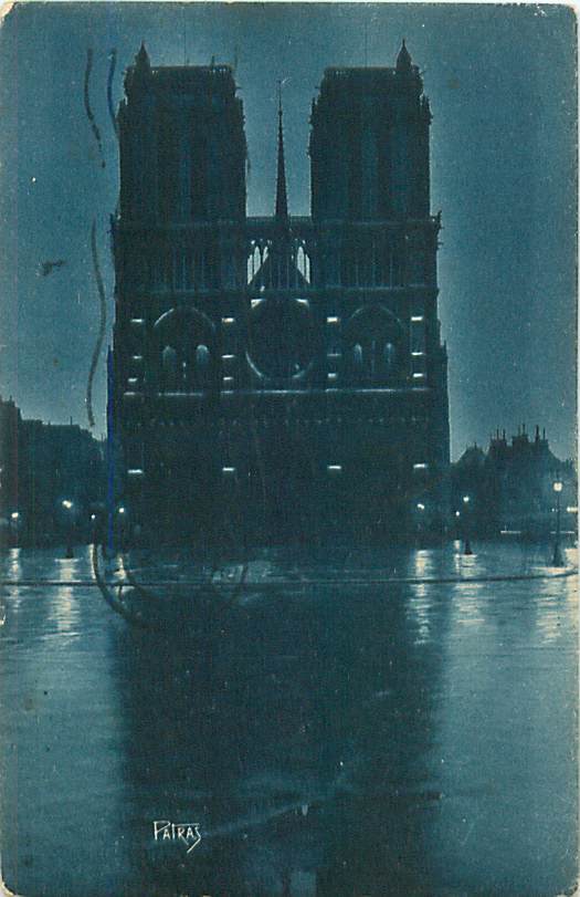 75 - PARIS la Nuit - Notre-Dame (Ed. Patras, n° 15)