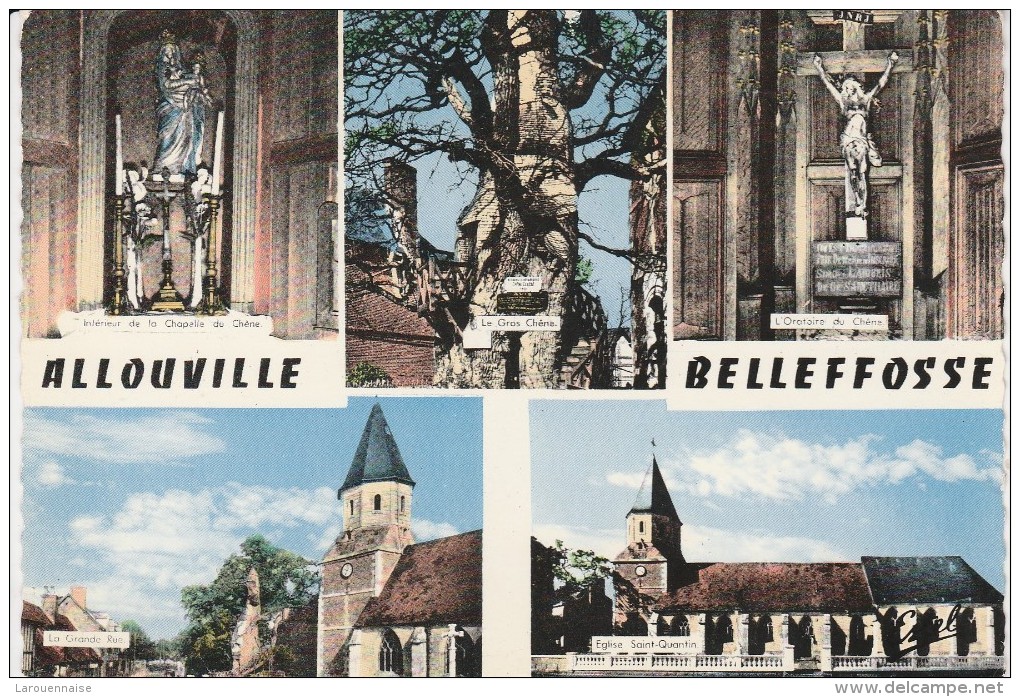 76 - ALLOUVILLE BELLEFOSSE - Souvenir d'Allouville Bellefosse