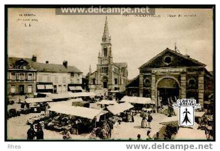 76 Goderville - 602. GODERVILLE - Place du Marché - cpa