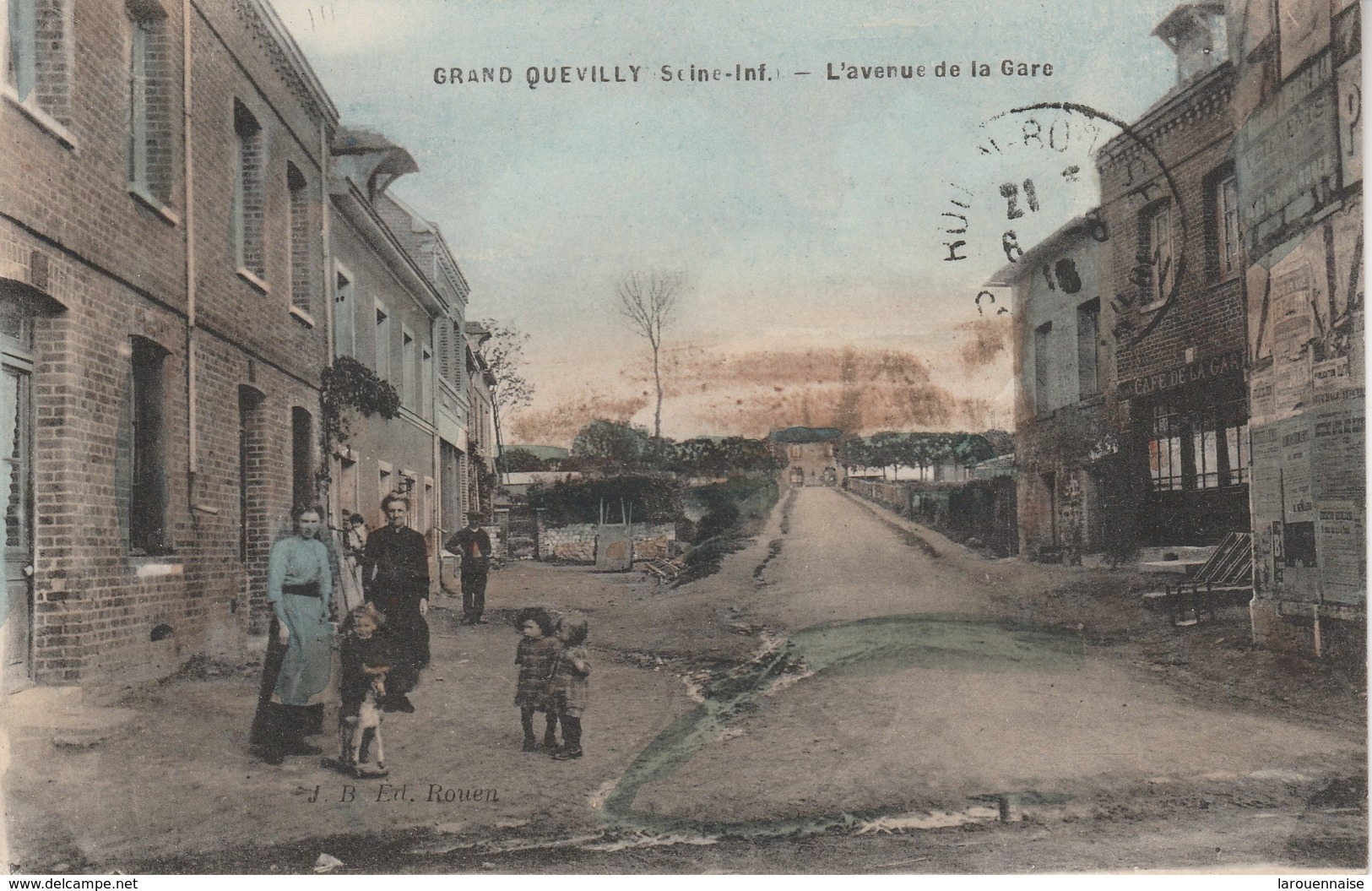 76 - LE GRAND QUEVILLY - L'avenue de la Gare