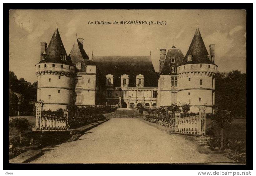 76 Mesnières-en-Bray chateau D76D K76462K C76427C RH097043