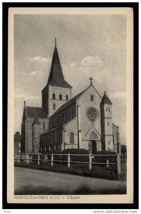 76 Ourville-en-Caux eglise D76D K76490K C76490C RH097218