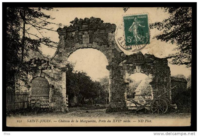 76 Saint-Jouin-Bruneval chateau ruine D76D K76196K C76595C RH097536