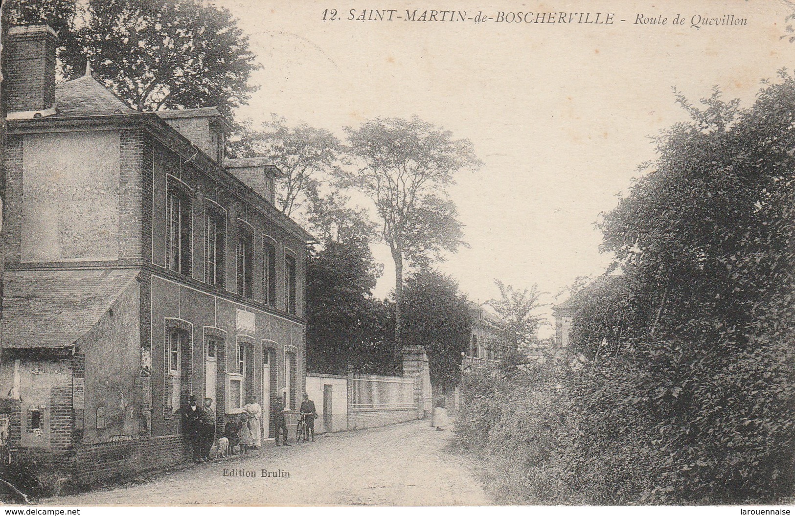 76 - SAINT MARTIN DE BOSCHERVILLE - Route de Quevillon