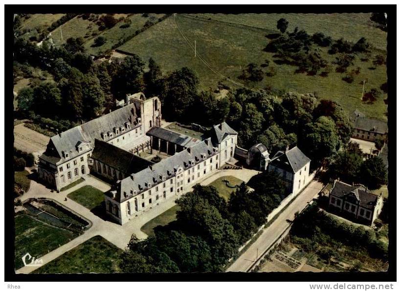 76 Saint-Wandrille-Rançon vue aerienne abbaye D76D K76164K C76659C RH097676