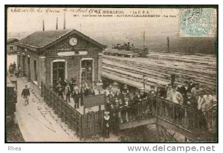 76 Sotteville-les-Rouen 107. Environs de Rouen SOTTEVILLE-LES-ROUEN - La Gare seine ma D76D K76681K C76681C RH003733