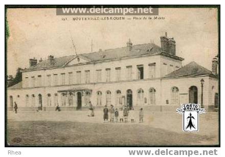 76 Sotteville-les-Rouen - 123. SOTTEVILLE - Place de la Mairie - cpa