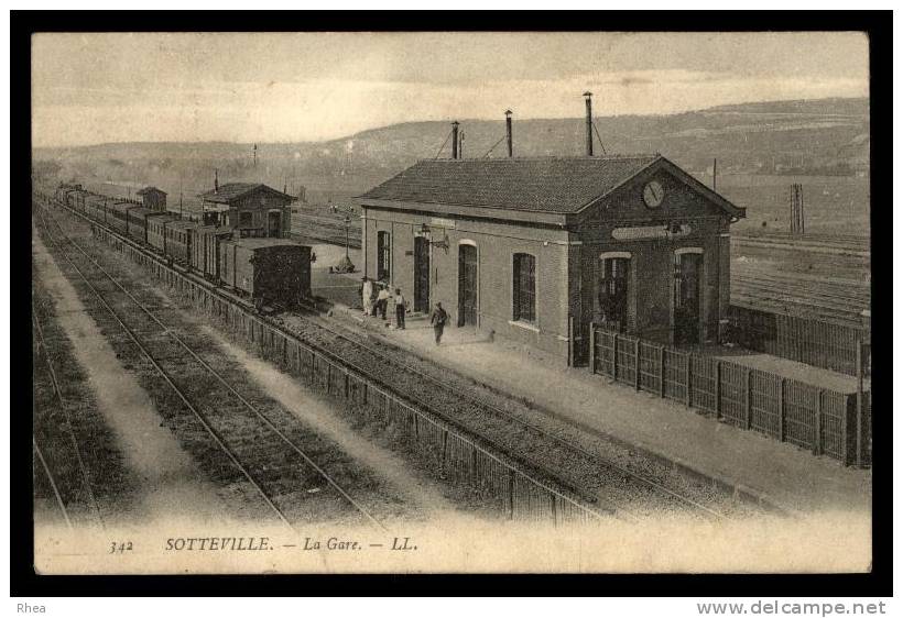 76 Sotteville-les-Rouen 342 SOTTEVILLE - La Gare gare D76D K76681K C76681C RH003706