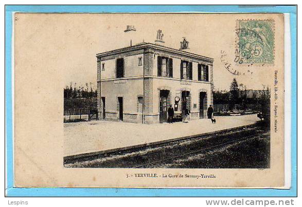 76 - YERVILLE --  La Gare de Saussay - Yerville