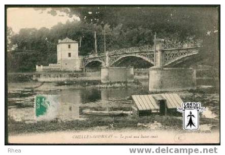 77 Chelles - CHELLES-GOURNAY - Le pont aux basses eaux - cpa