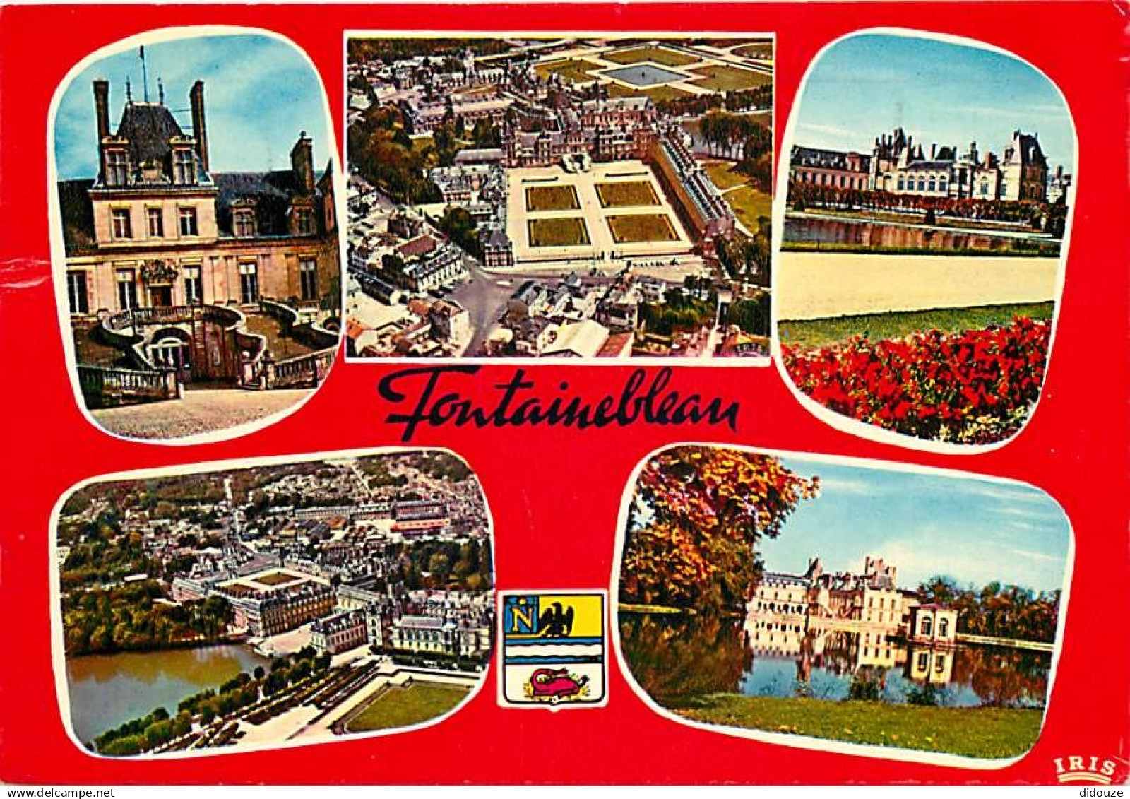 77 - Fontainebleau - Palais de Fontainebleau - Multivues - Blasons - Flamme Postale de Fontainebleau - CPM - Voir Scans