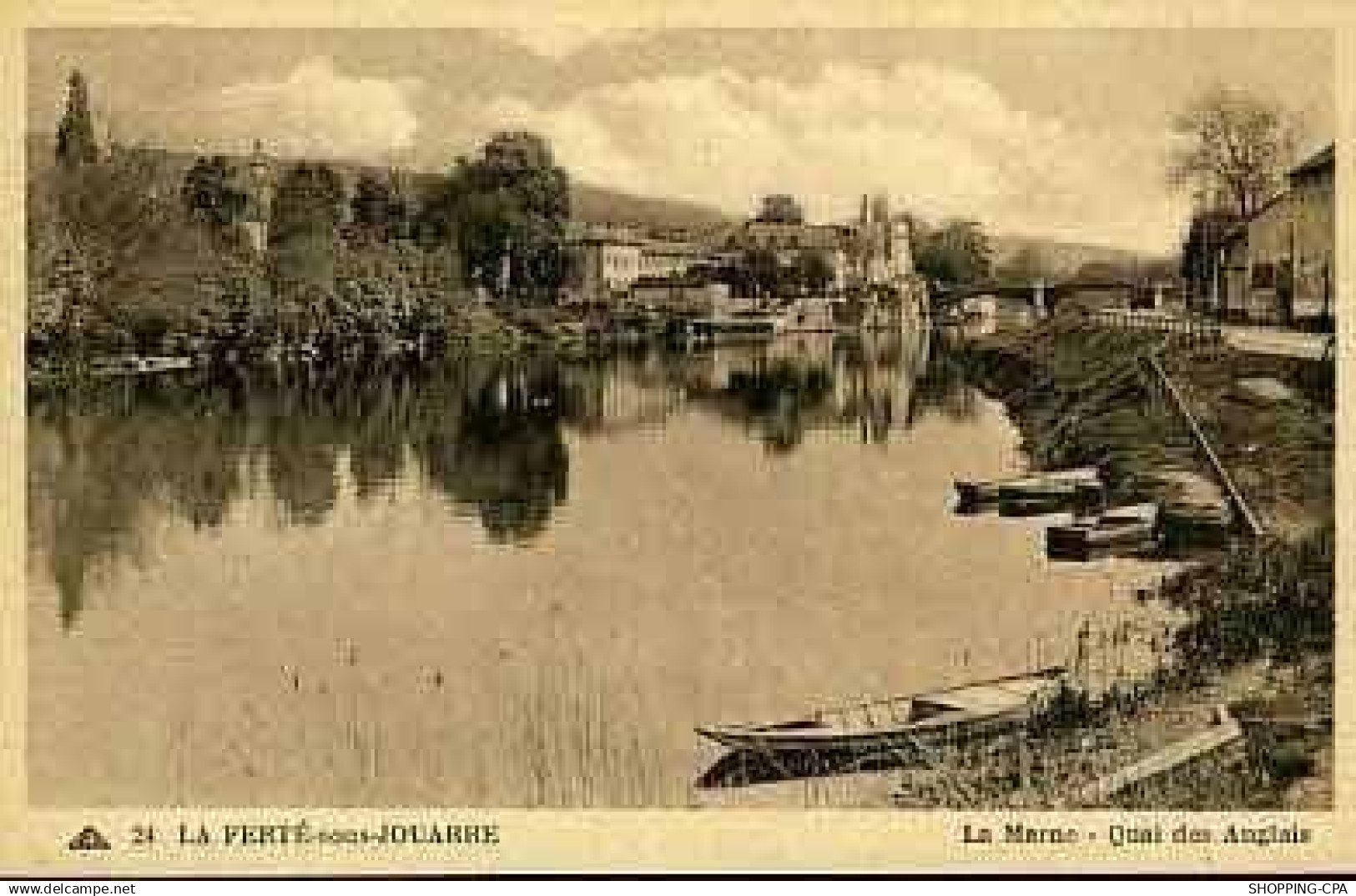 77 - LA FERTE SOUS JOUARRE - LA MARNE- QUAI DES ANGLAIS