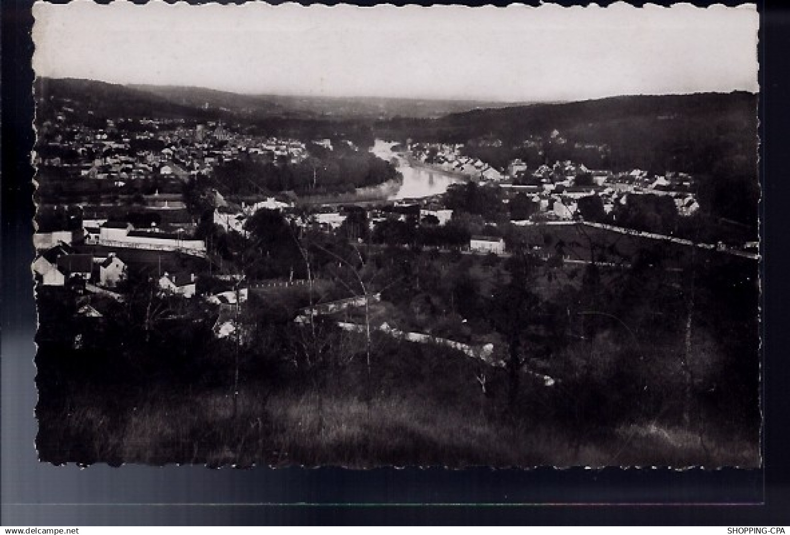 77 - La Ferté-sous-Jouarre - Panorama de la route de Jouarre - Voyagé - Dos