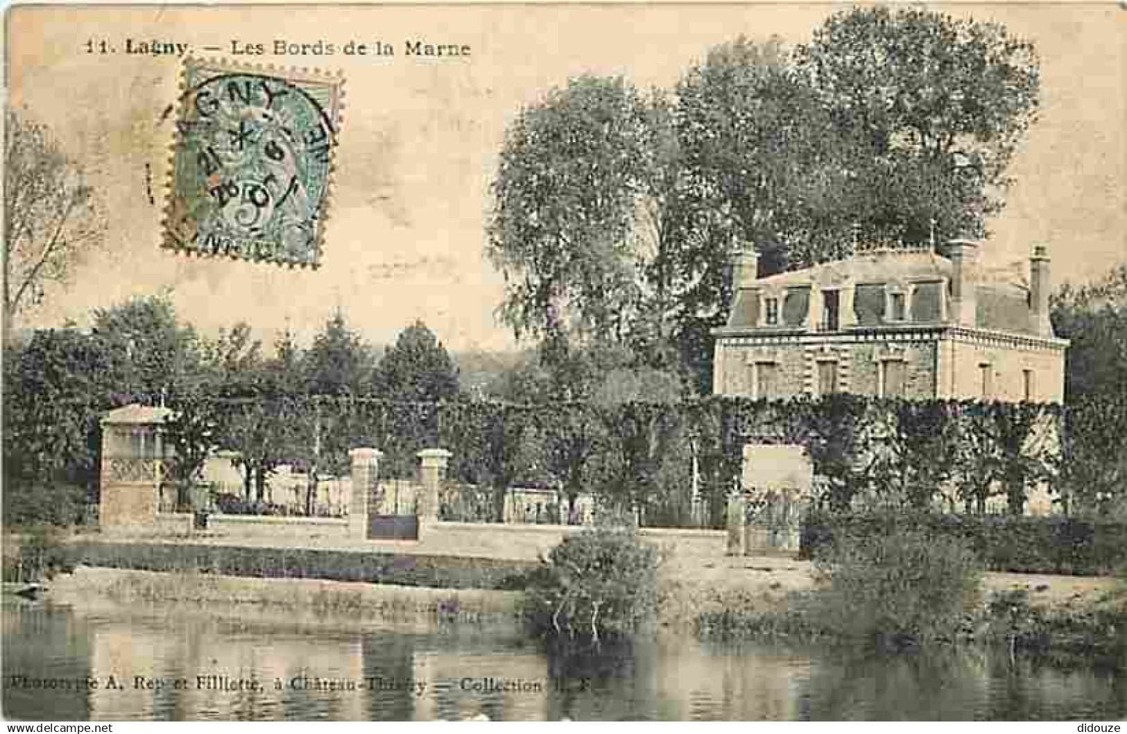 77 - Lagny sur Marne - Les bords de la Marne - CPA - Voir Scans Recto-Verso